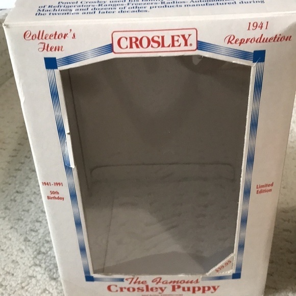Vintage New in Box 1991 Crosley Puppy Plush Toy - Picture 8 of 13